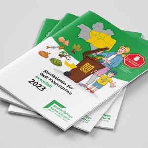 Abfallkalender Gestaltung von Debüser & Bee Kommunikation Köln